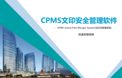 CPMS文印安全管理软件